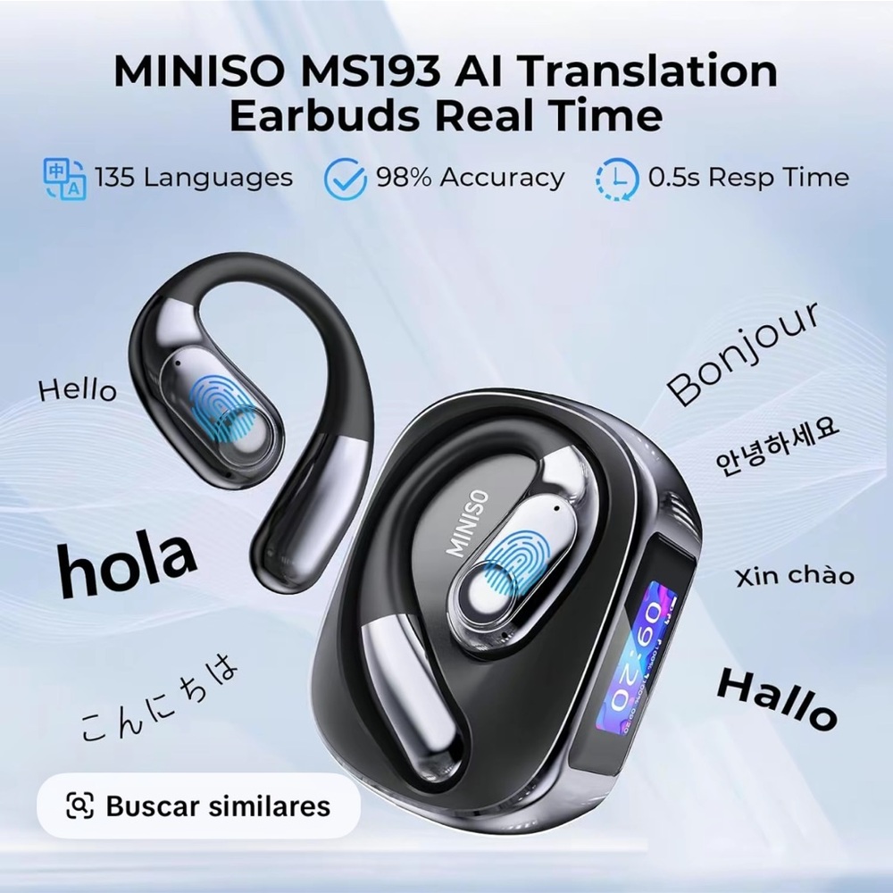 MINISO MS193 AI Translation Earbuds